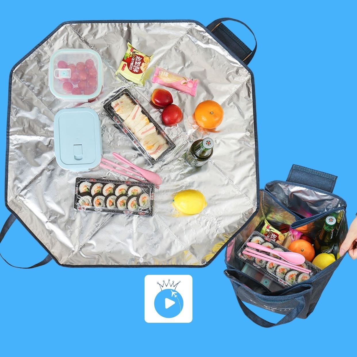 Travel must have items - picnic 旅行好物- 野餐包+野餐垫