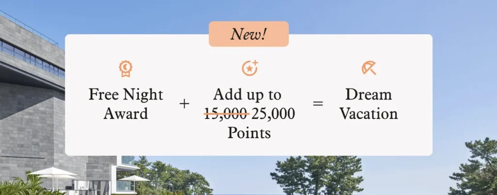Marriott Free Night Award 2026 new policy — 25K points top-off guide featured image
